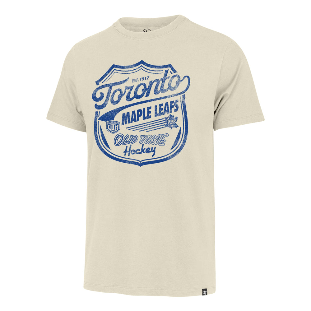 OLD TIME HOCKEY TORONTO MAPLE LEAFS VINTAGE POKE CHECK '47 FRANKLIN TEE CREAM
