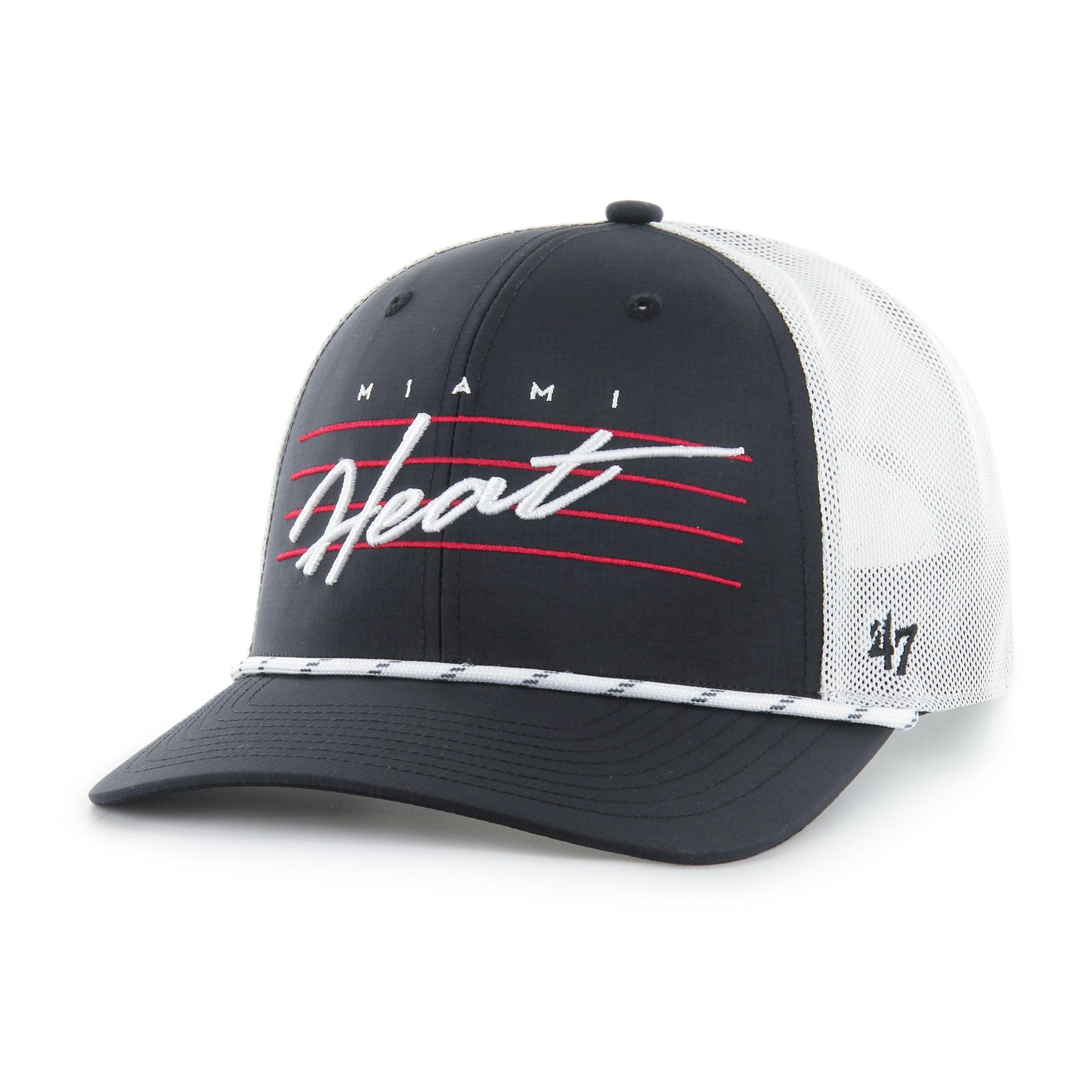 MIAMI HEAT DOWNBURST '47 TRUCKER BLACK