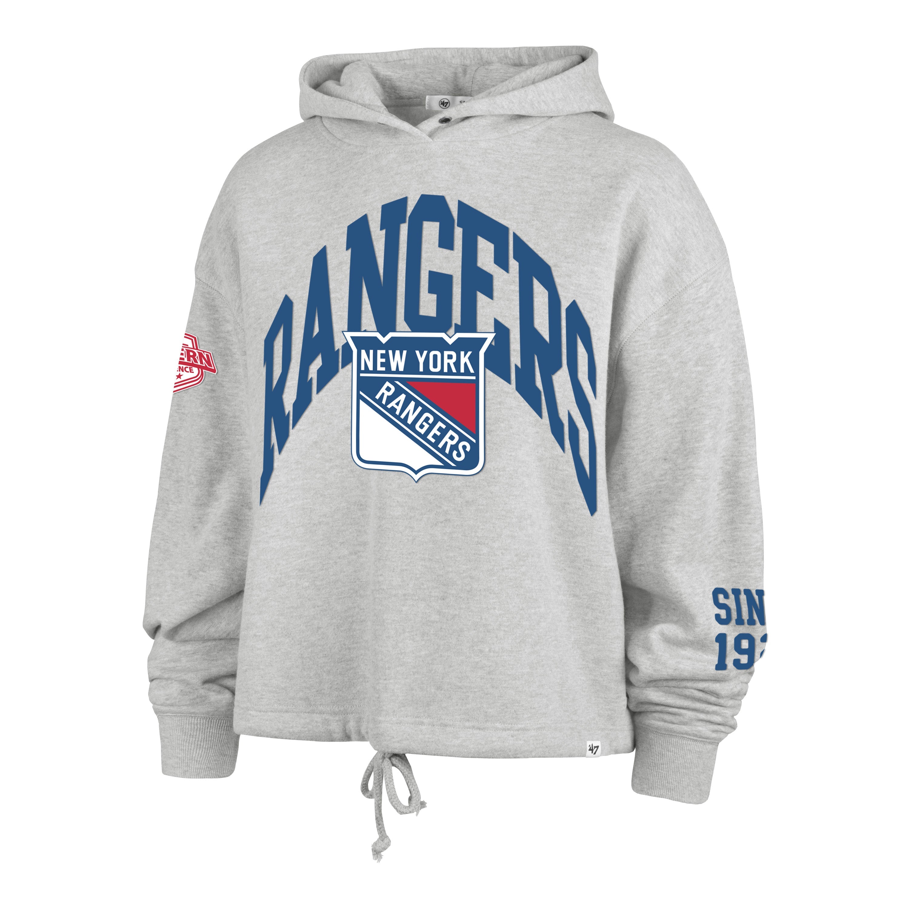 NEW YORK RANGERS HIGH HOPES '47 VENICE HOOD WOMENS RELAY GREY