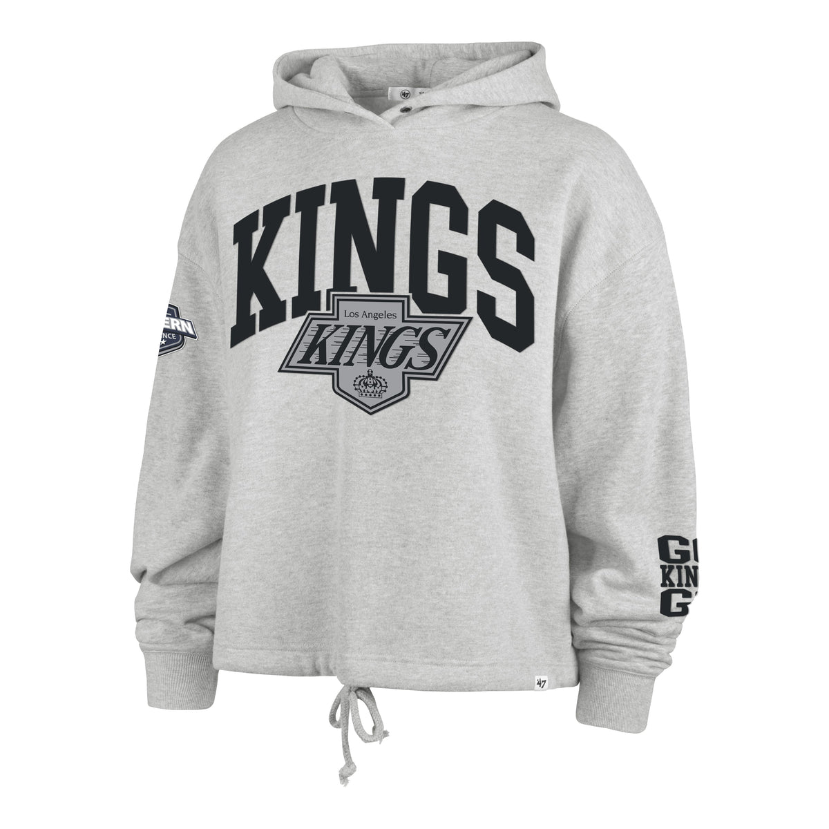 LOS ANGELES KINGS VINTAGE HIGH HOPES '47 VENICE HOOD WOMENS RELAY GREY