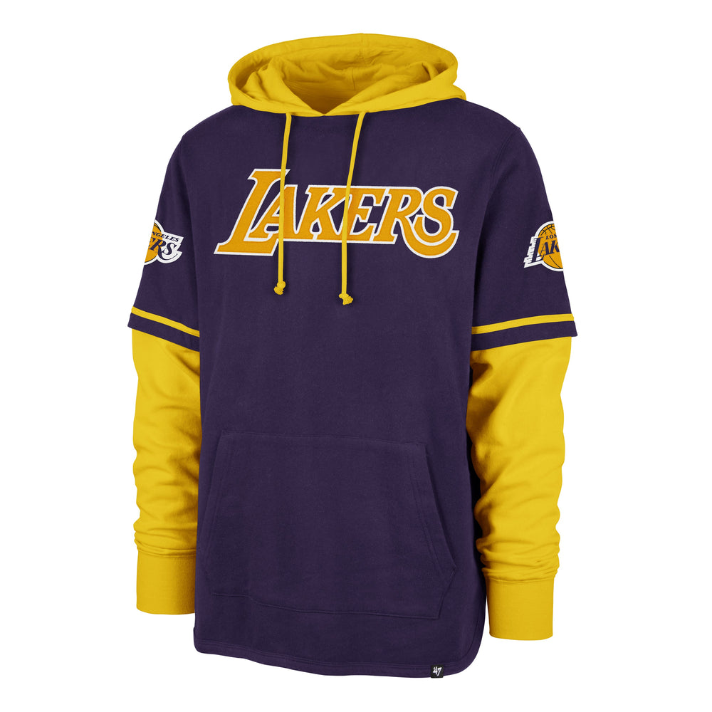 LOS ANGELES LAKERS TRIFECTA '47 SHORTSTOP PULLOVER HOOD PURPLE