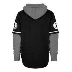 BROOKLYN NETS TRIFECTA '47 SHORTSTOP PULLOVER HOOD JET BLACK