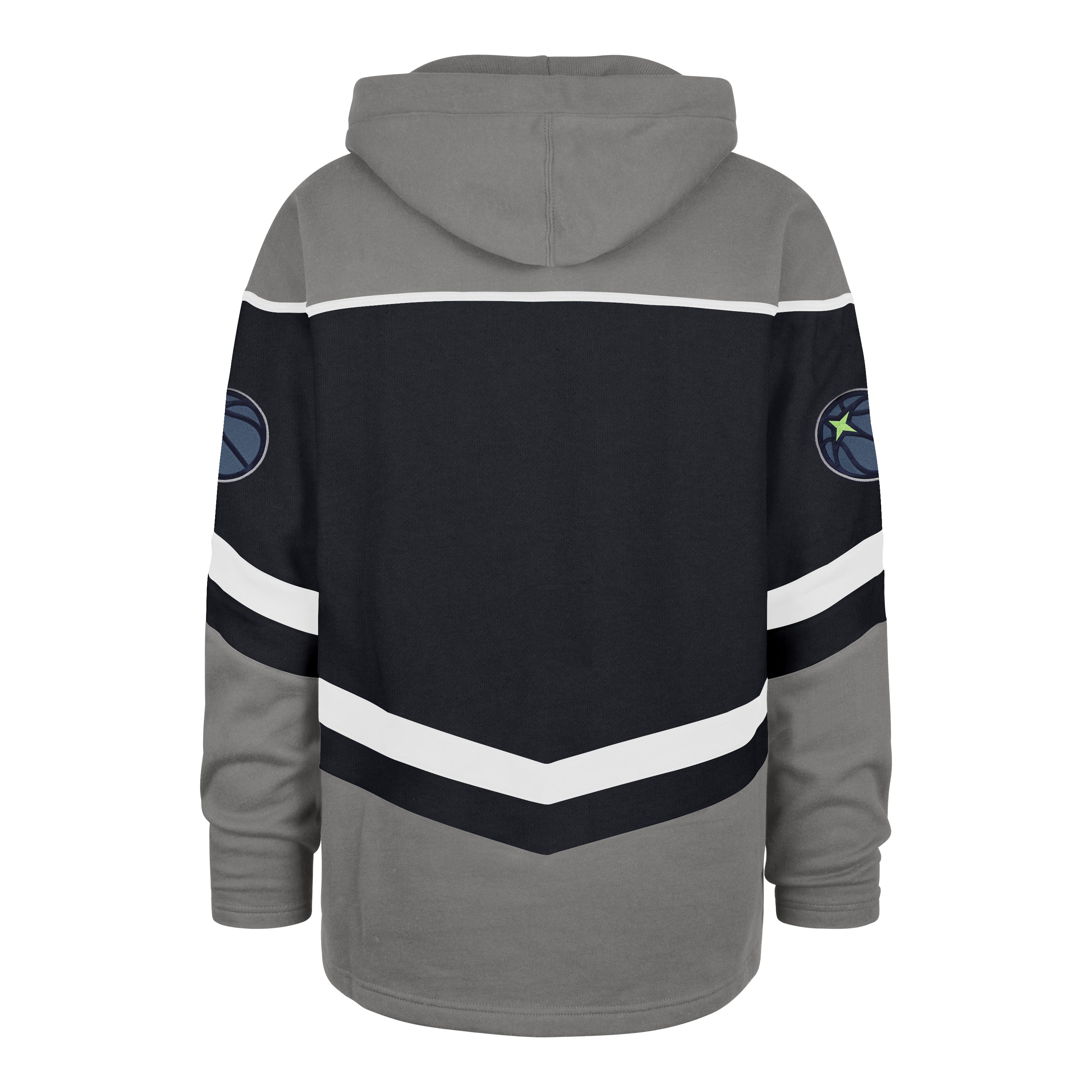 MINNESOTA TIMBERWOLVES TRI SATIN '47 LAYUP LACER HOOD FALL NAVY