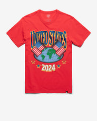 UNITED STATES U.S.A. VEX '47 FRANKLIN TEE RACER RED