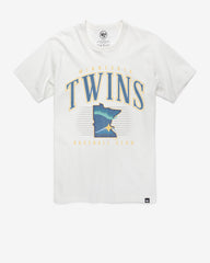 MINNESOTA TWINS CITY CONNECT DOUBLE HEADER '47 FRANKLIN TEE WHITE WASH
