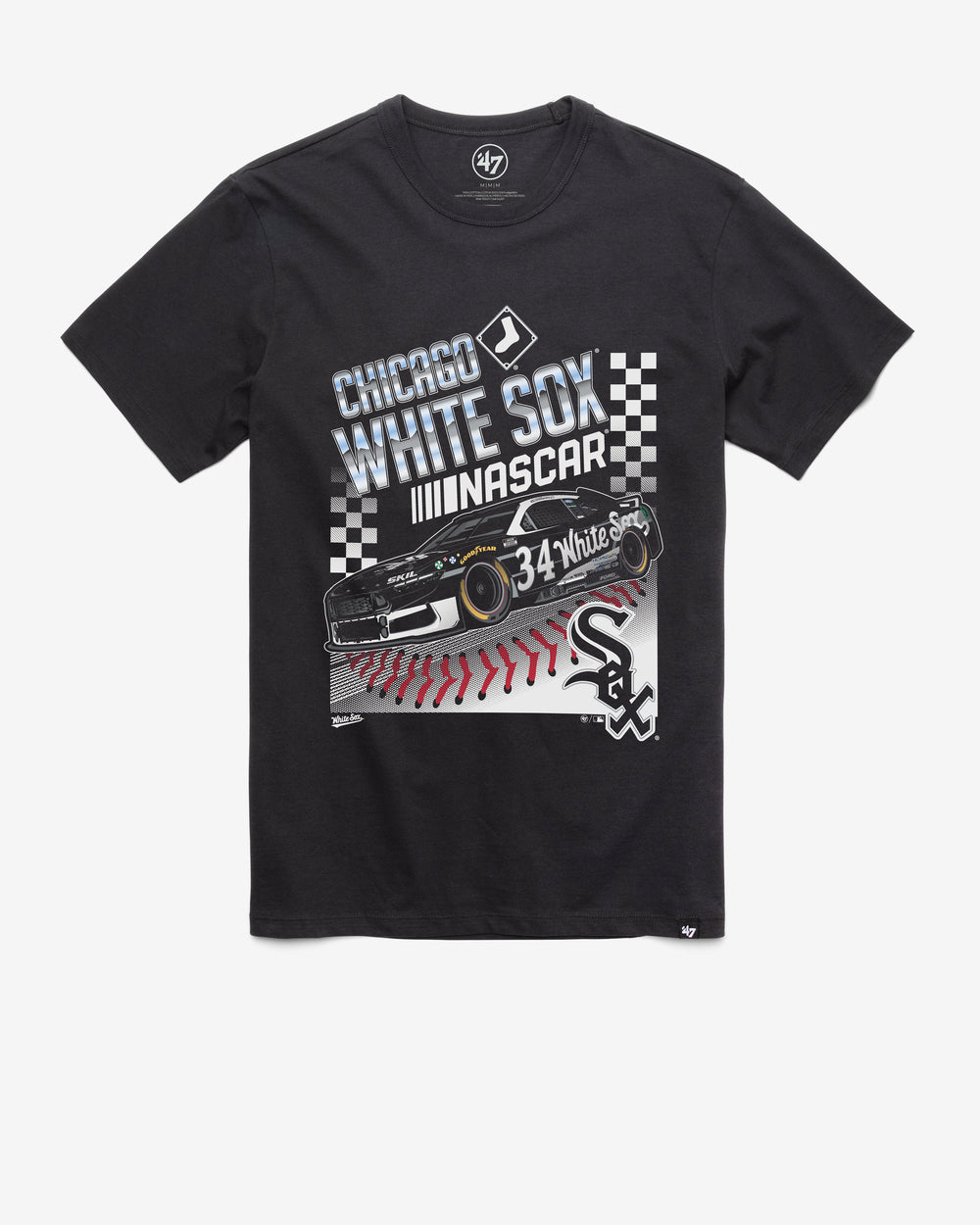 NASCAR CHICAGO STREET RACE REGIONAL '47 FRANKLIN TEE FLINT BLACK