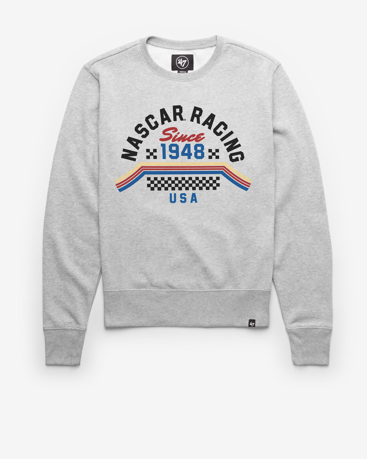 NASCAR RACING STRIPES '47 HEADLINE CREW SLATE GREY