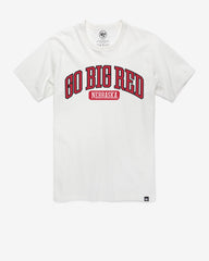 NEBRASKA CORNHUSKERS LOCAL ARCH '47 FRANKLIN TEE WHITE WASH