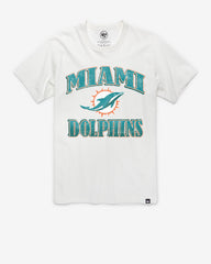 MIAMI DOLPHINS OVERRUN '47 FRANKLIN TEE WHITE WASH