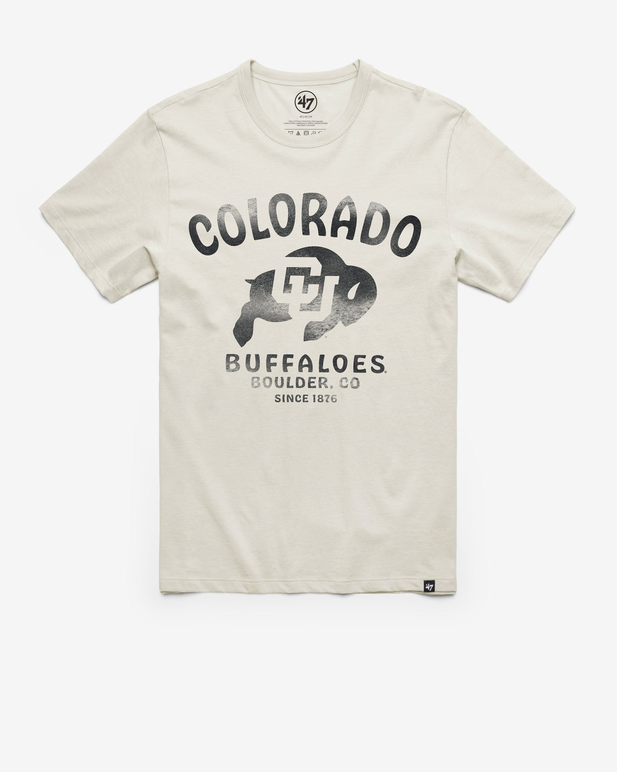 COLORADO BUFFALOES WIDE OPEN '47 FRANKLIN TEE DUNE