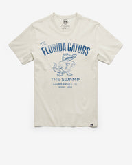 FLORIDA GATORS VINTAGE WIDE OPEN '47 FRANKLIN TEE DUNE