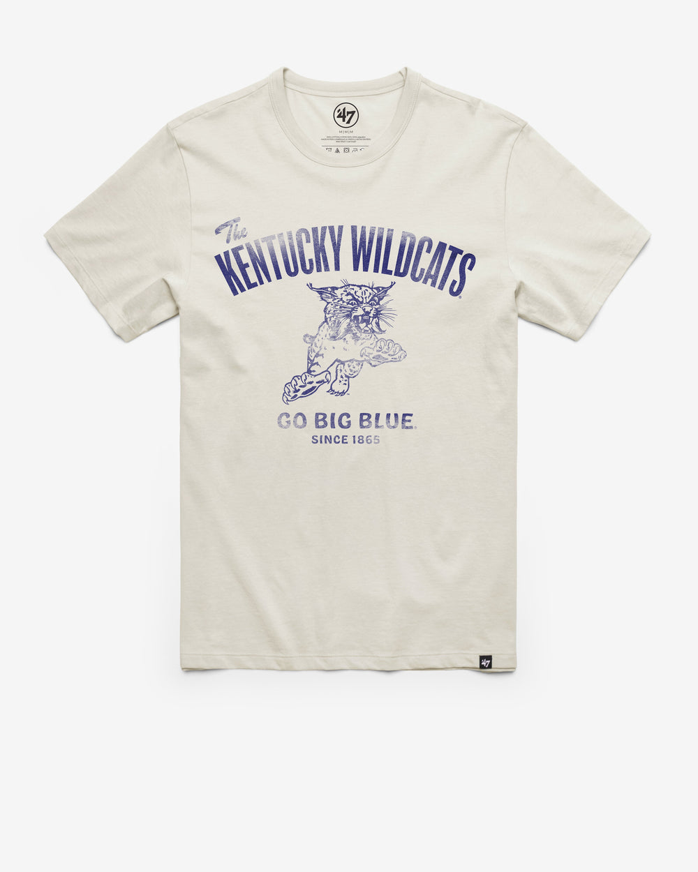 KENTUCKY WILDCATS VINTAGE WIDE OPEN '47 FRANKLIN TEE DUNE