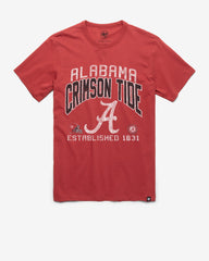 ALABAMA CRIMSON TIDE TURNED UP '47 FRANKLIN TEE MISSION RED