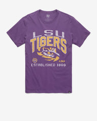 LOUISIANA STATE TIGERS LSU TURNED UP '47 FRANKLIN TEE REGENT PURPLE