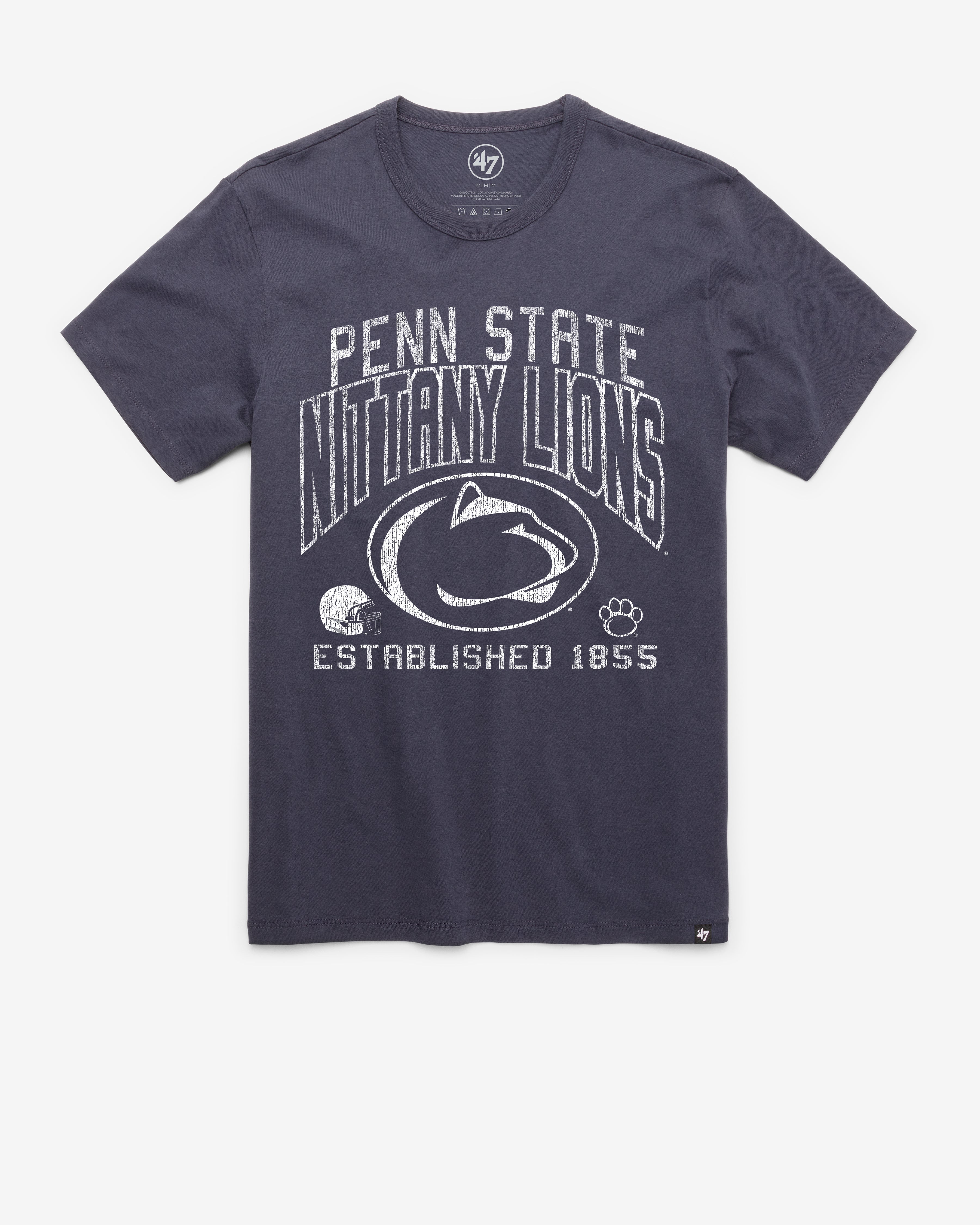 PENN STATE NITTANY LIONS TURNED UP '47 FRANKLIN TEE ATLAS BLUE