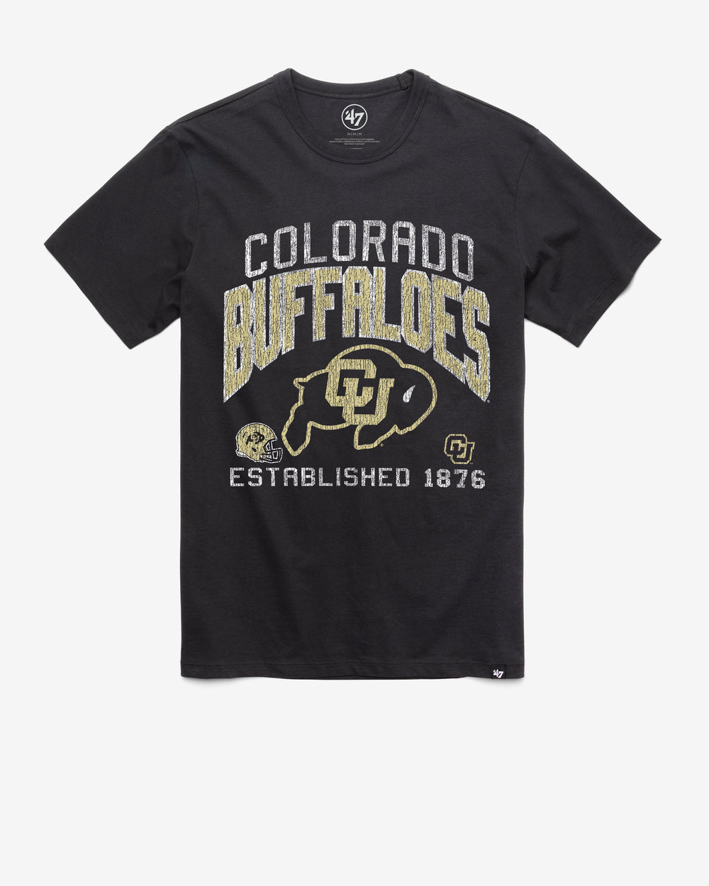 COLORADO BUFFALOES TURNED UP '47 FRANKLIN TEE FLINT BLACK