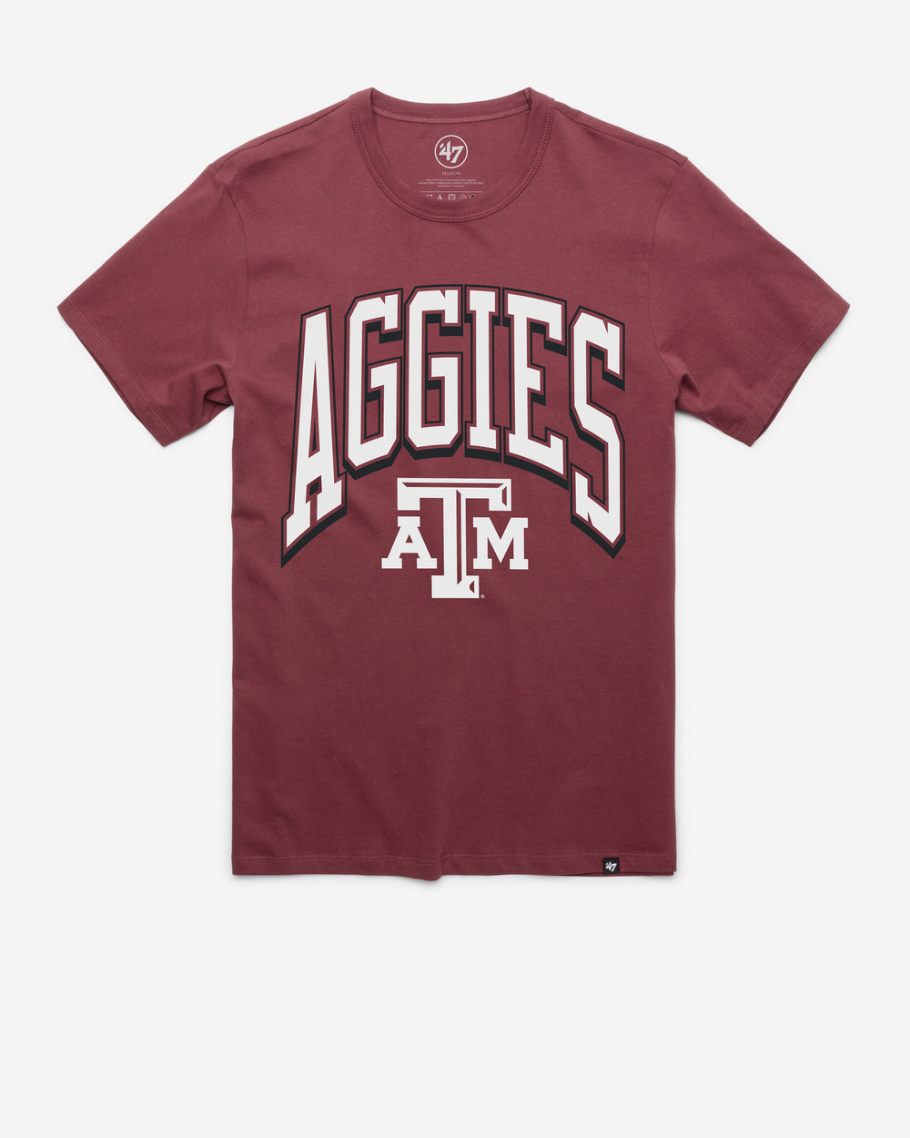 TEXAS A&M AGGIES WALK TALL '47 FRANKLIN TEE MULBERRY MAROON