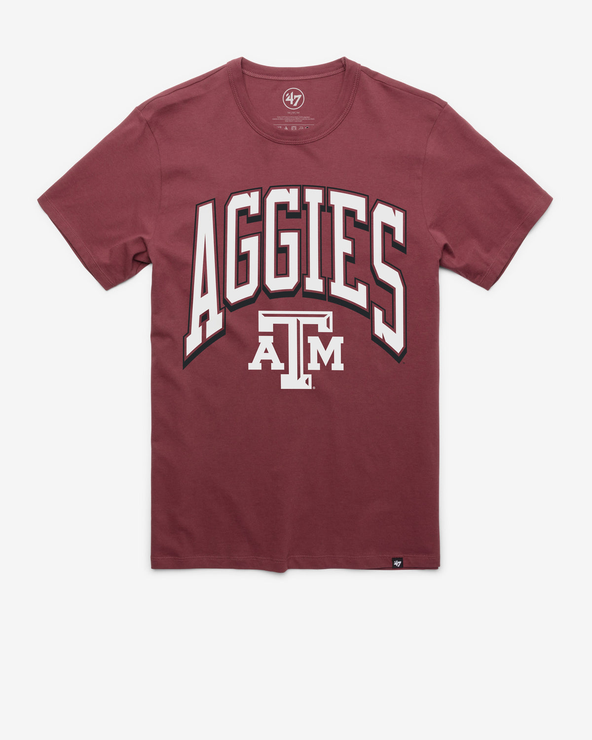 TEXAS A&M AGGIES WALK TALL '47 FRANKLIN TEE MULBERRY MAROON