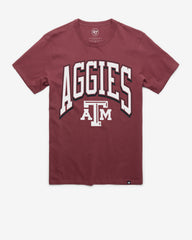 TEXAS A&M AGGIES WALK TALL '47 FRANKLIN TEE MULBERRY MAROON