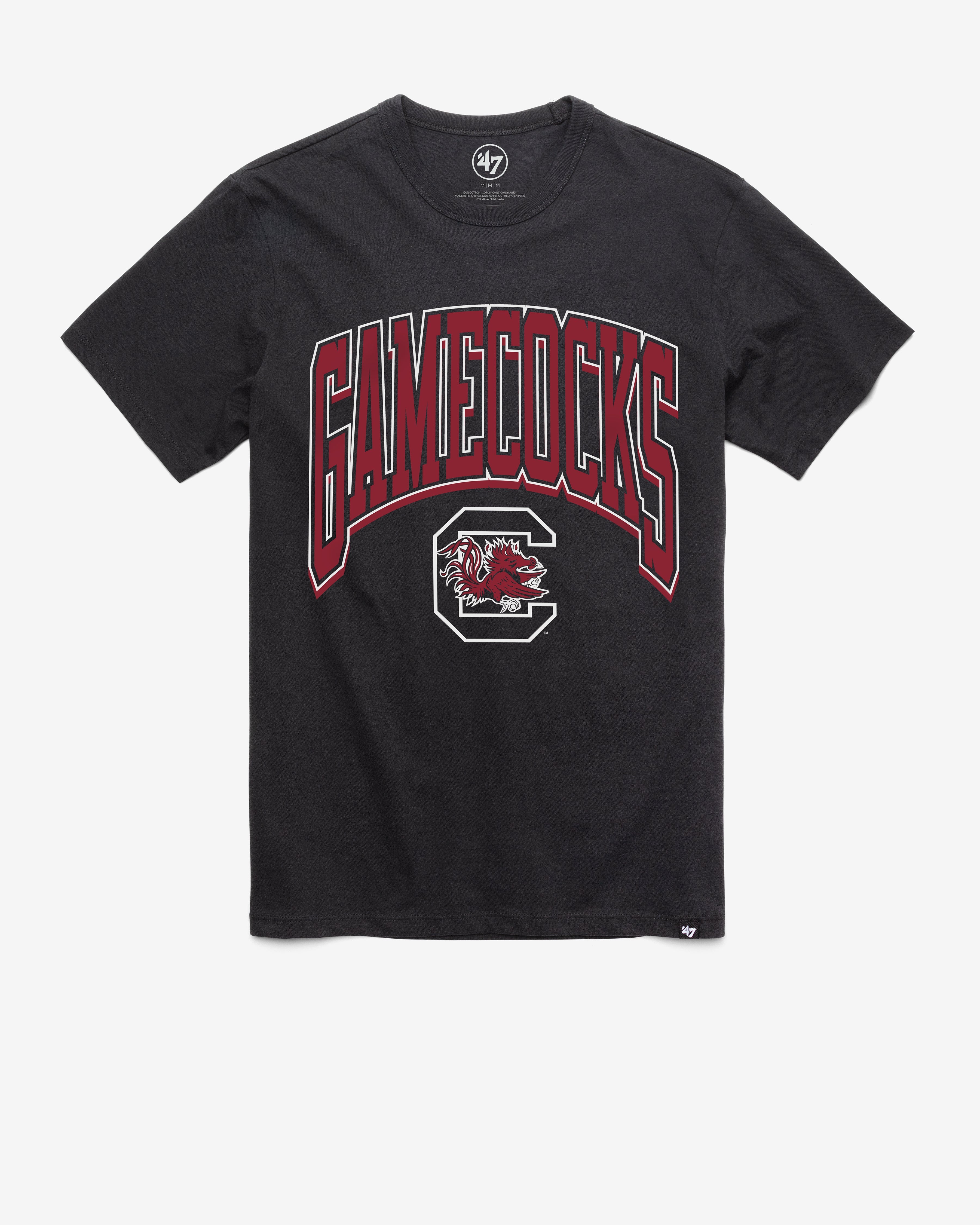SOUTH CAROLINA GAMECOCKS WALK TALL '47 FRANKLIN TEE FLINT BLACK