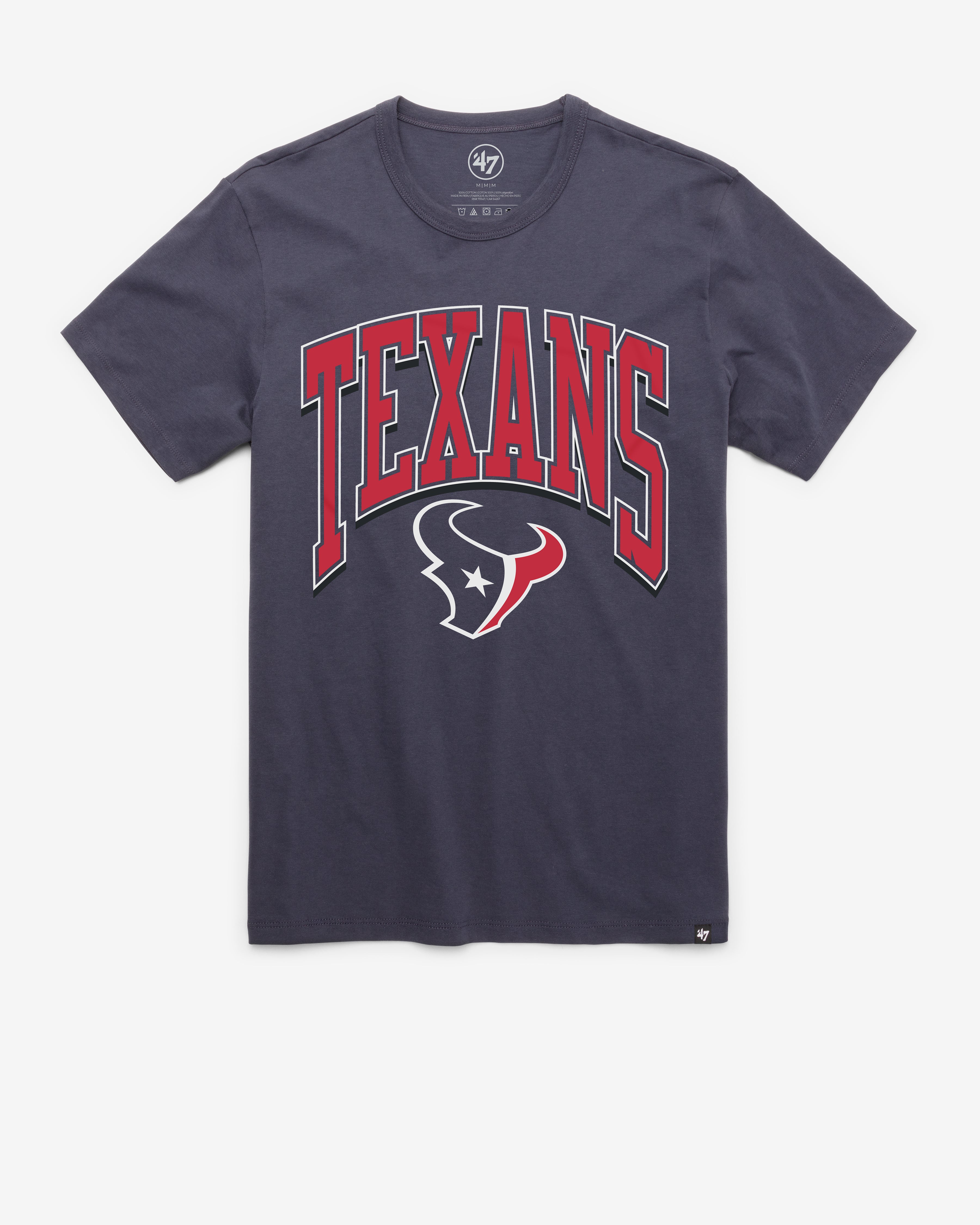 HOUSTON TEXANS WALK TALL '47 FRANKLIN TEE ATLAS BLUE