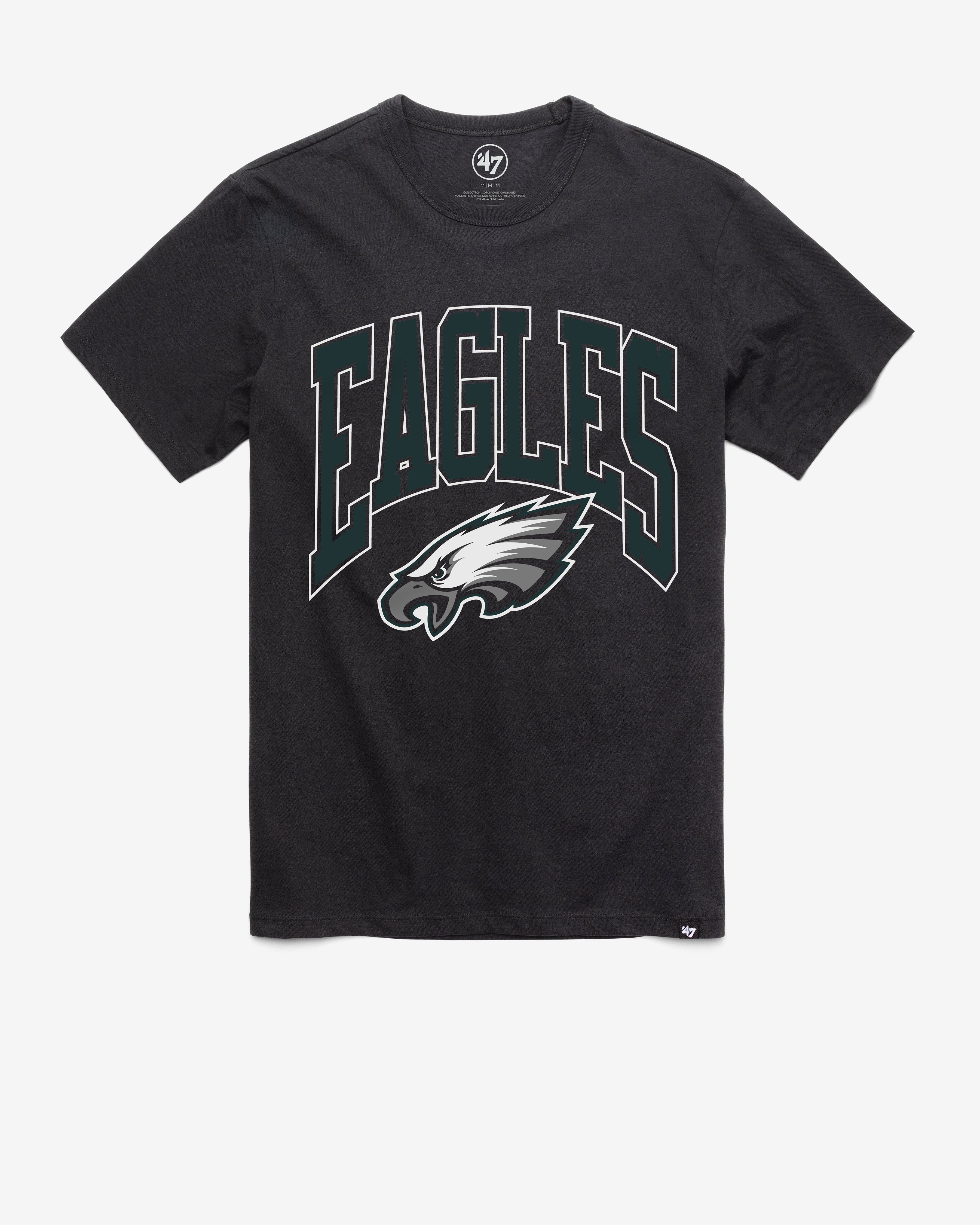 PHILADELPHIA EAGLES WALK TALL '47 FRANKLIN TEE FLINT BLACK