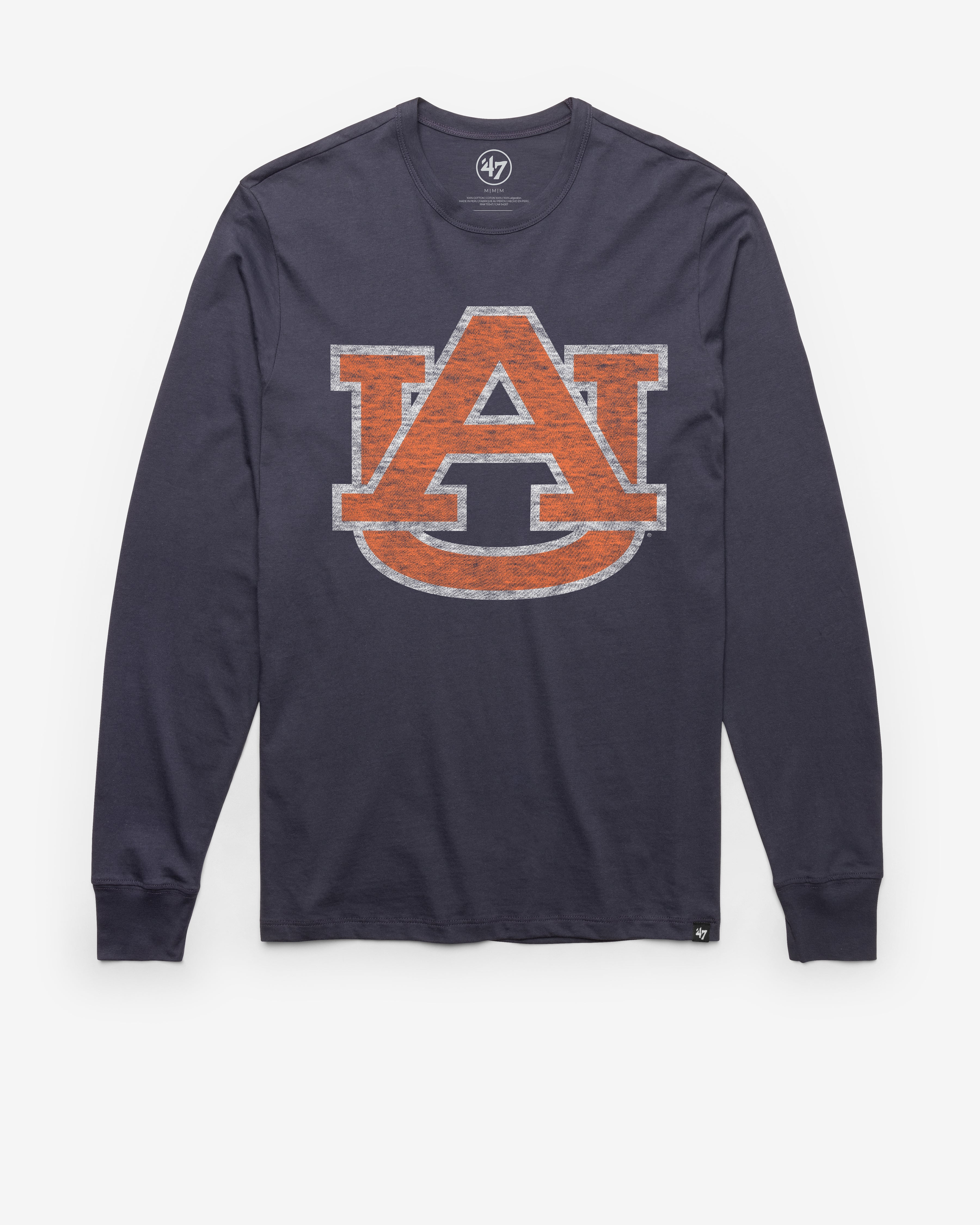 AUBURN TIGERS PREMIER '47 FRANKLIN LONG SLEEVE TEE ATLAS BLUE