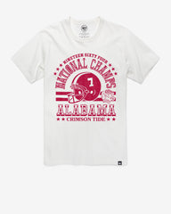 ALABAMA CRIMSON TIDE MONOCHROME '47 FRANKLIN TEE WHITE WASH