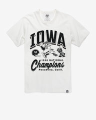 IOWA HAWKEYES MONOCHROME '47 FRANKLIN TEE WHITE WASH