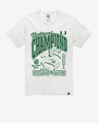 MIAMI HURRICANES MONOCHROME '47 FRANKLIN TEE WHITE WASH