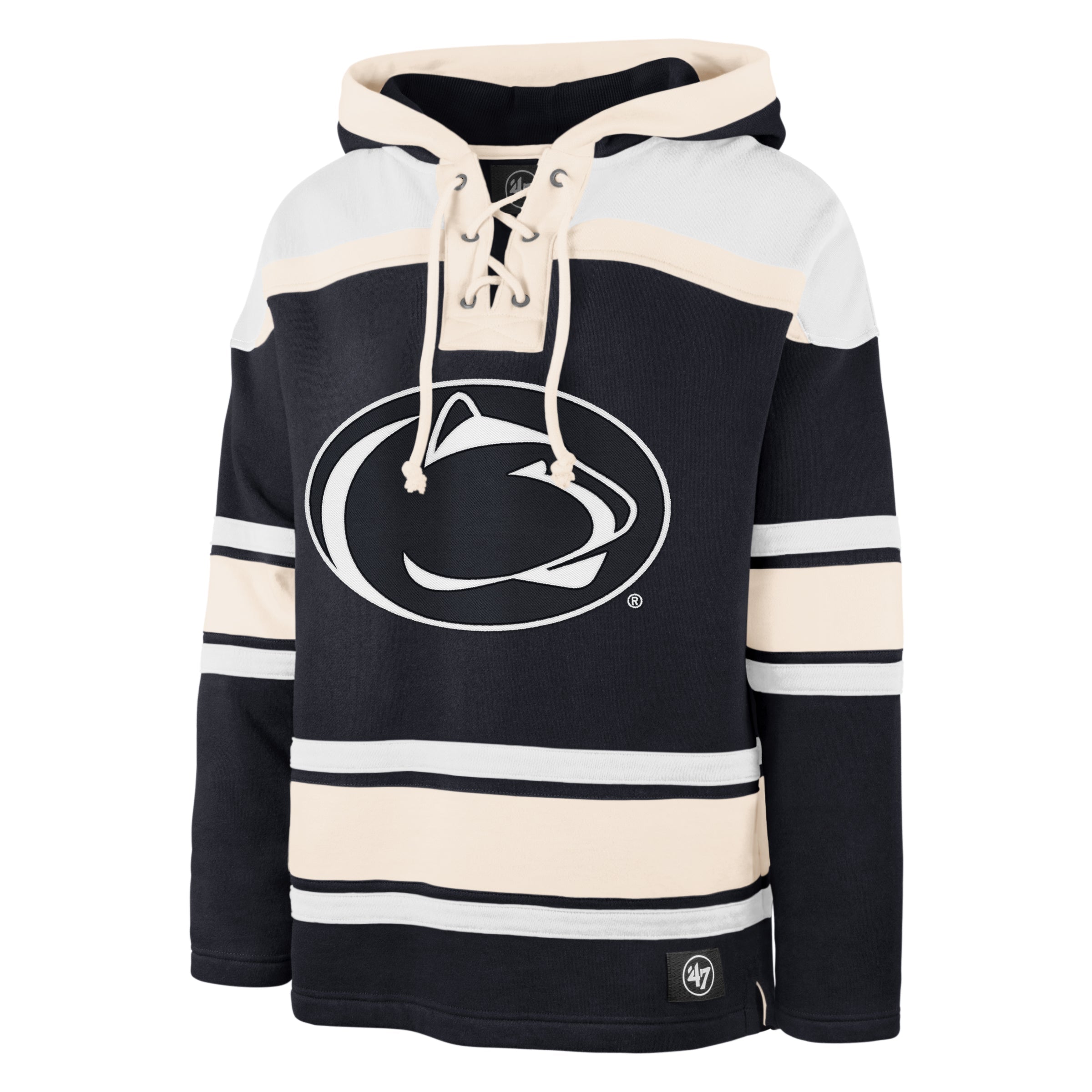 PENN STATE NITTANY LIONS SUPERIOR '47 LACER HOOD FALL NAVY