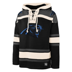 CAROLINA PANTHERS SUPERIOR '47 LACER HOOD JET BLACK