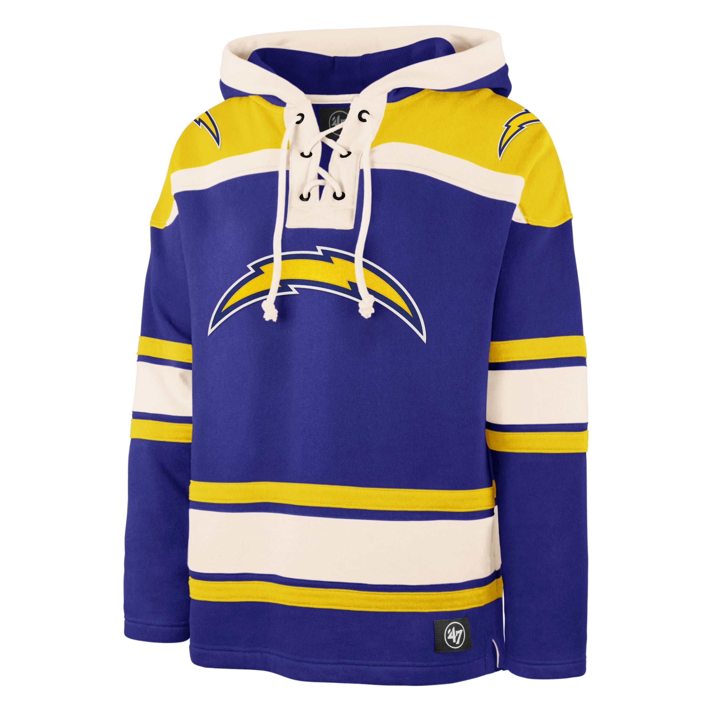 LOS ANGELES CHARGERS SUPERIOR '47 LACER HOOD ROYAL