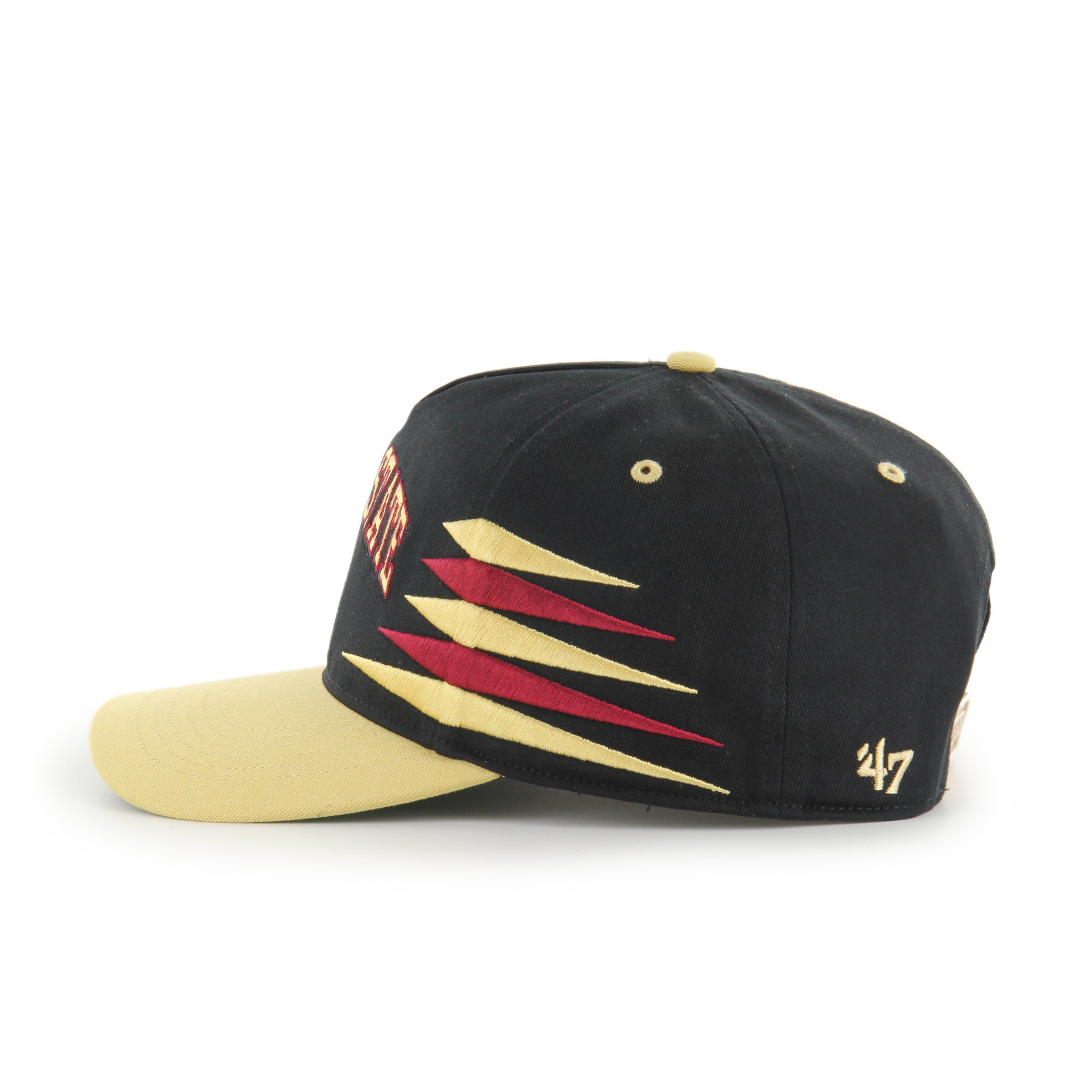 FLORIDA STATE SEMINOLES DIAMOND CUT '47 HITCH BLACK