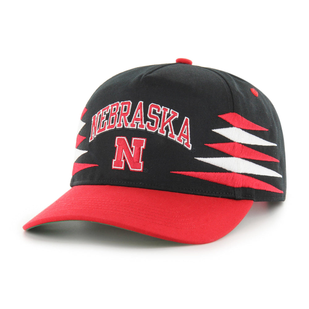 NEBRASKA CORNHUSKERS DIAMOND CUT '47 HITCH BLACK