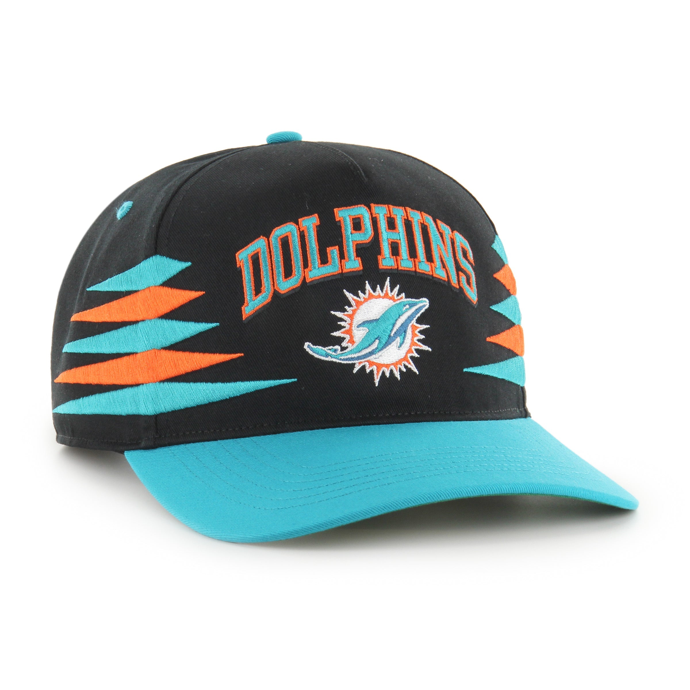 MIAMI DOLPHINS DIAMOND CUT '47 HITCH RF RELAXED FIT BLACK