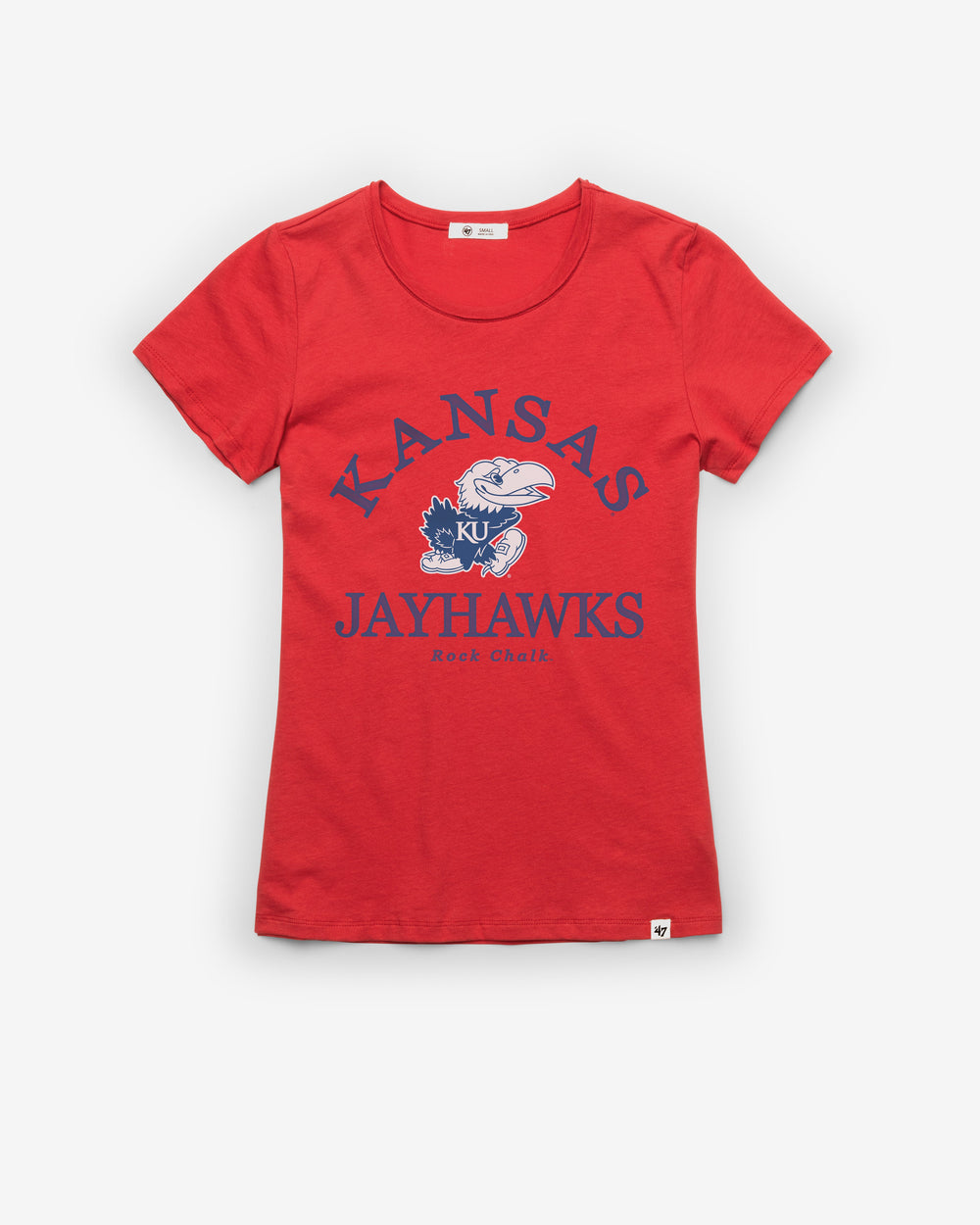 KANSAS JAYHAWKS FRESH START '47 FRANKIE TEE WOMENS RACER RED