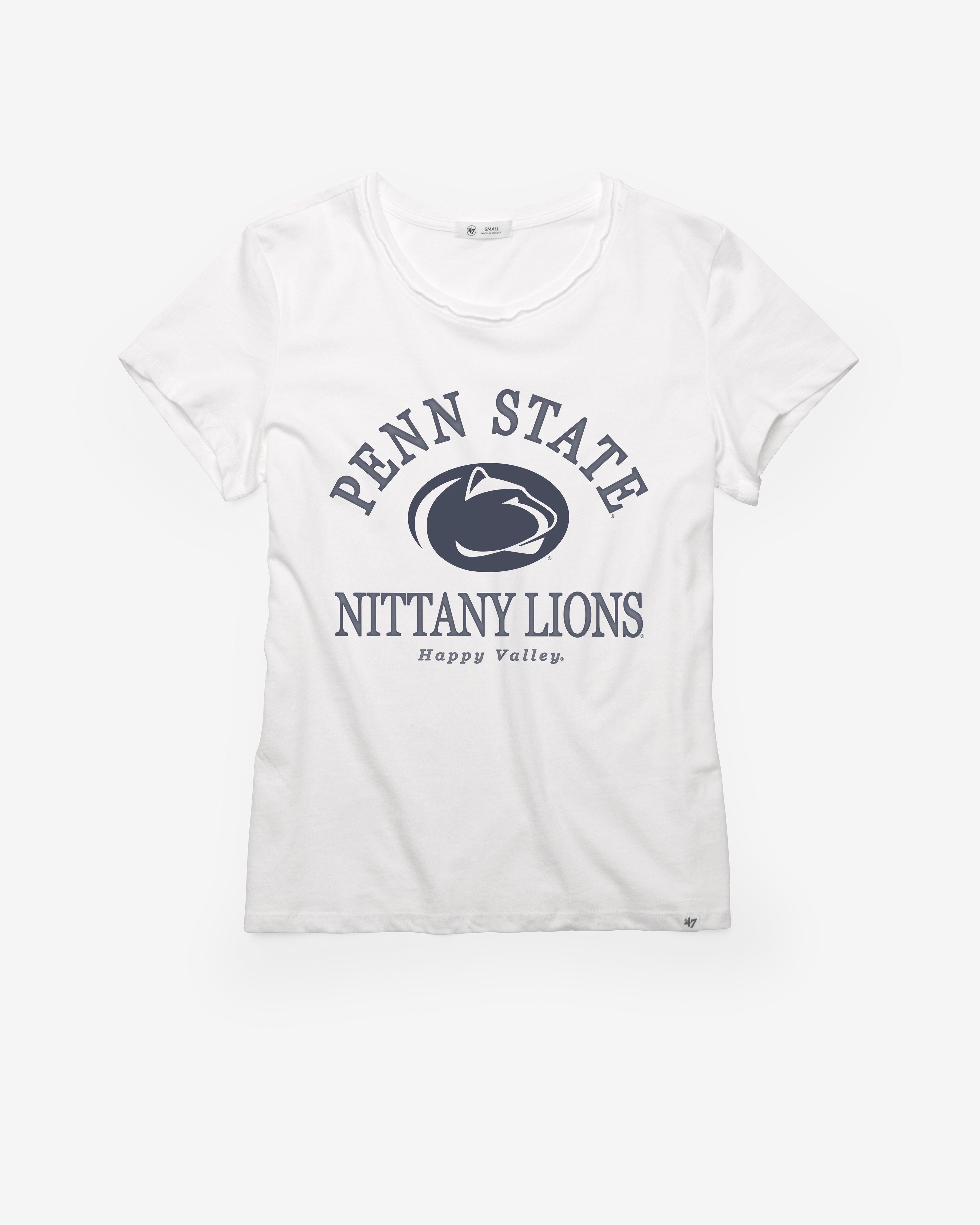 PENN STATE NITTANY LIONS FRESH START '47 FRANKIE TEE WOMENS WHITE WASH
