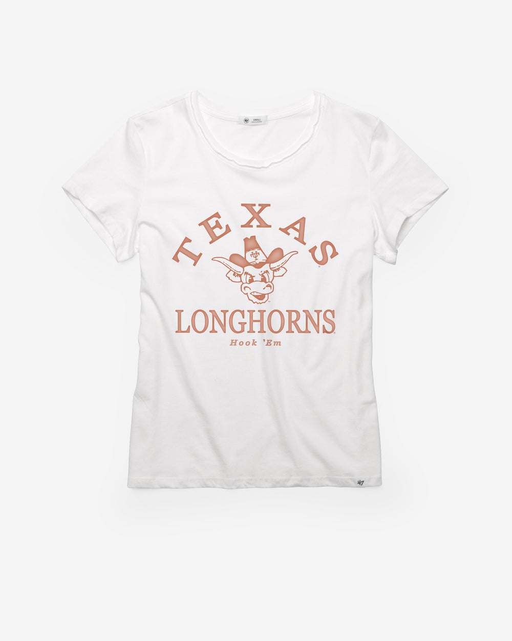TEXAS LONGHORNS VINTAGE FRESH START '47 FRANKIE TEE WOMENS WHITE WASH