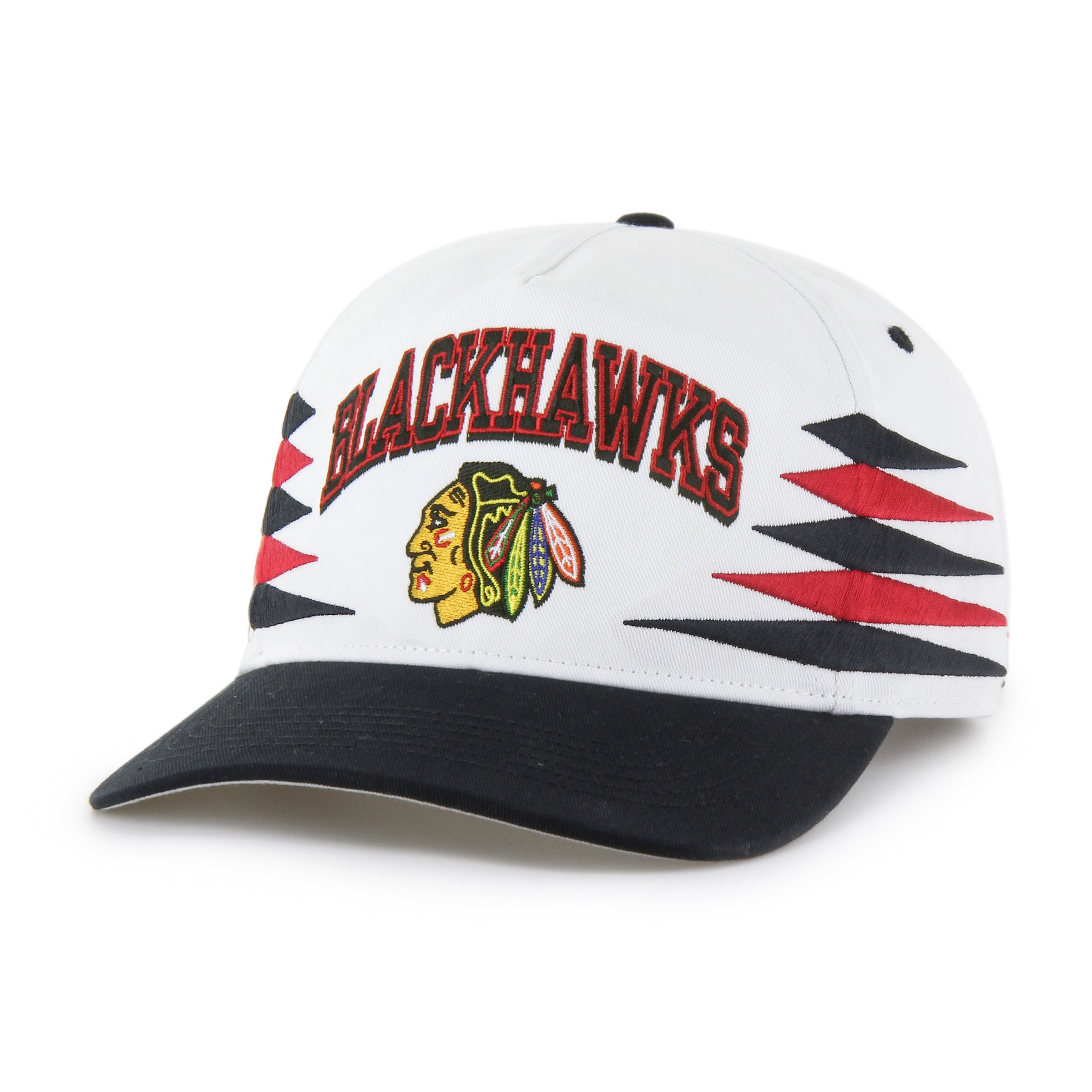 CHICAGO BLACKHAWKS DIAMOND CUT '47 HITCH WHITE