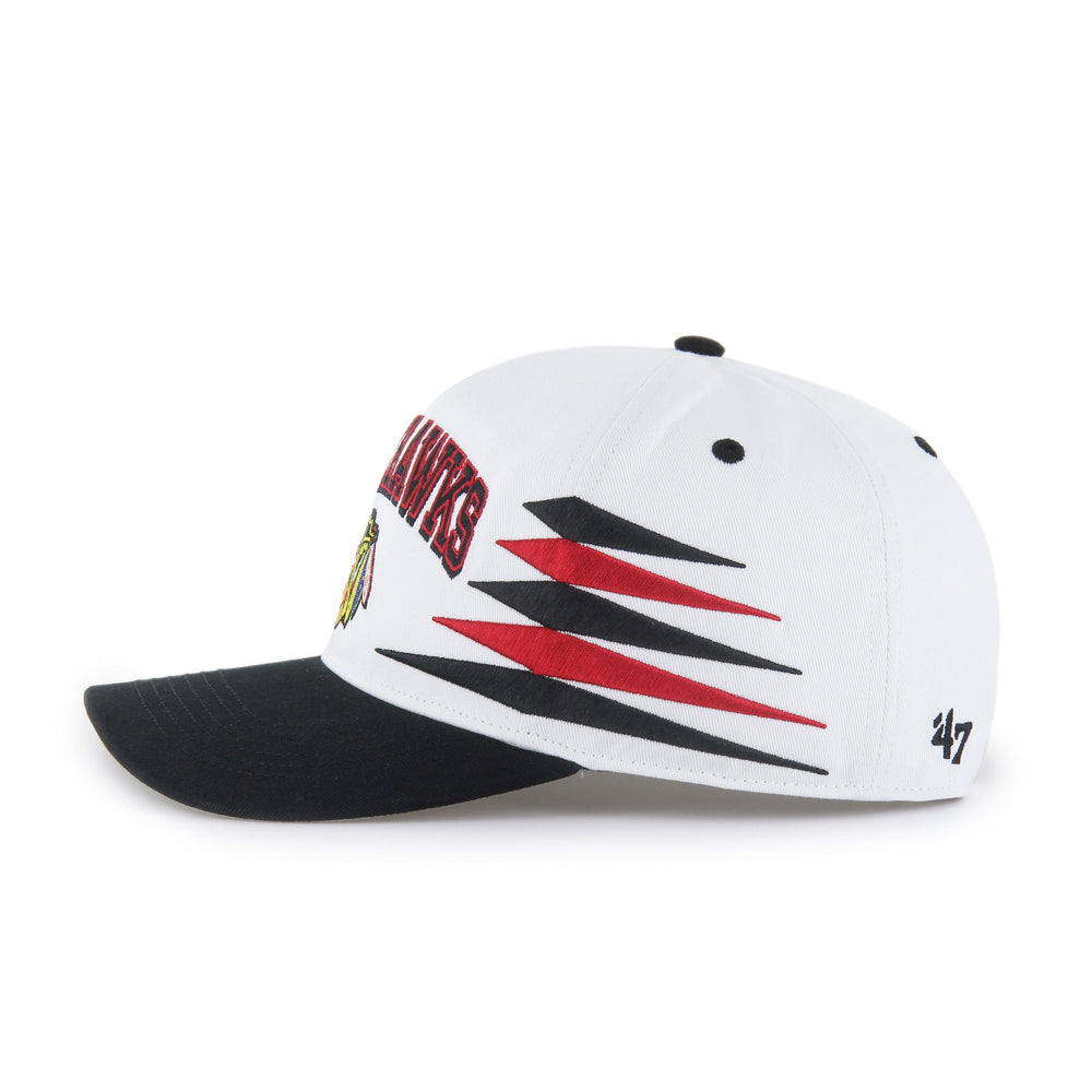 CHICAGO BLACKHAWKS DIAMOND CUT '47 HITCH WHITE