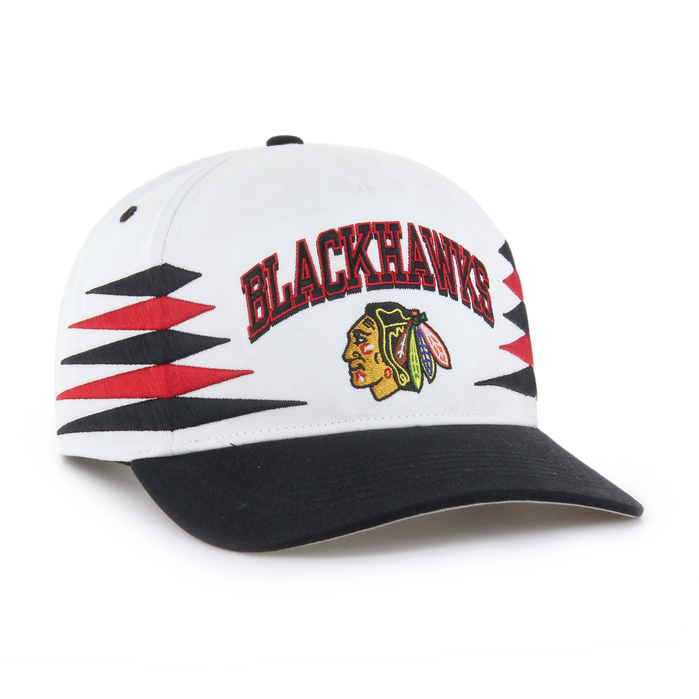 CHICAGO BLACKHAWKS DIAMOND CUT '47 HITCH WHITE