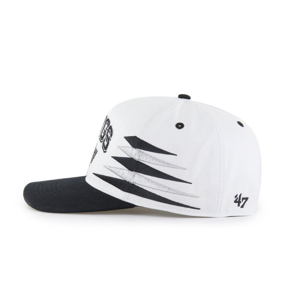 LOS ANGELES KINGS VINTAGE DIAMOND CUT '47 HITCH WHITE