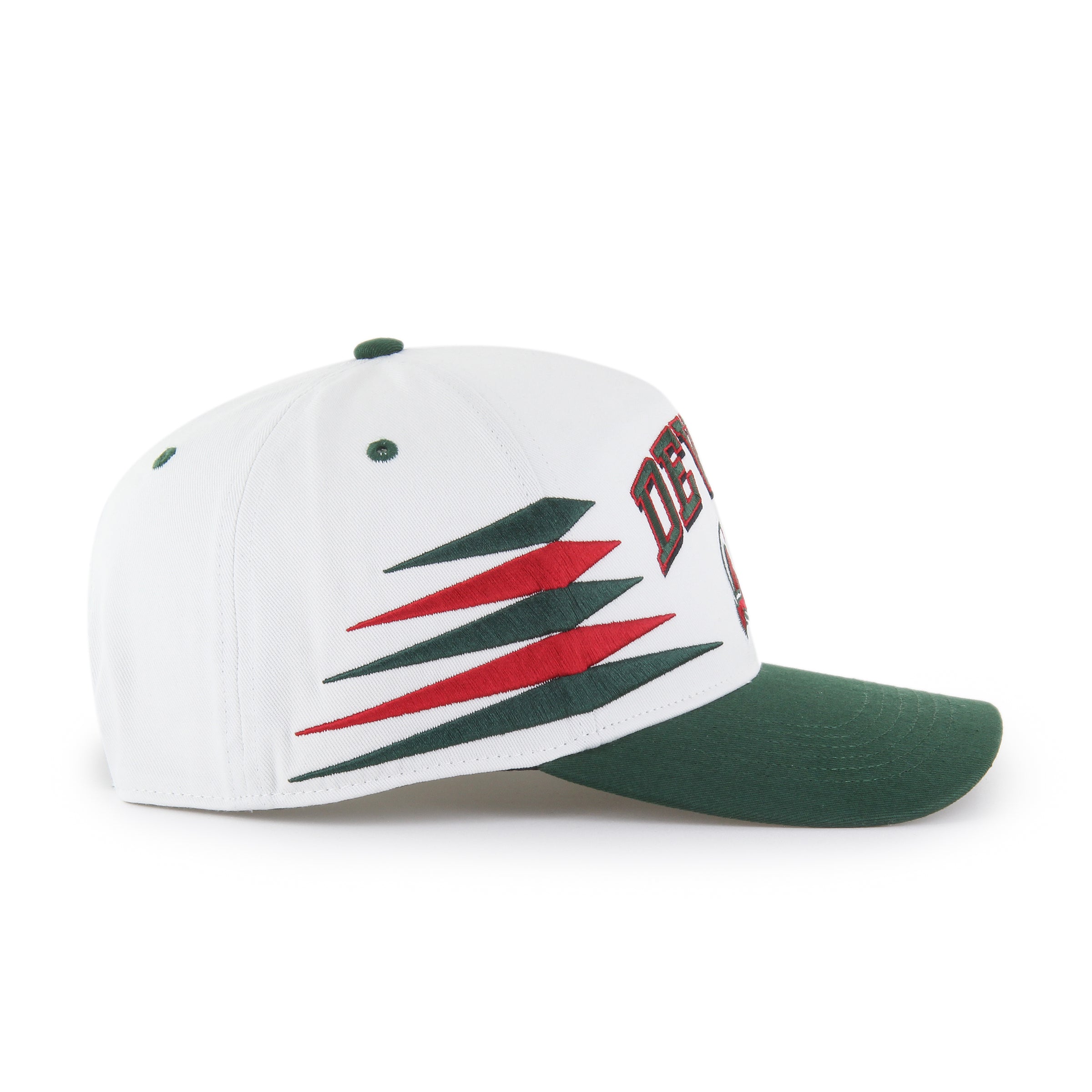 NEW JERSEY DEVILS VINTAGE DIAMOND CUT '47 HITCH WHITE