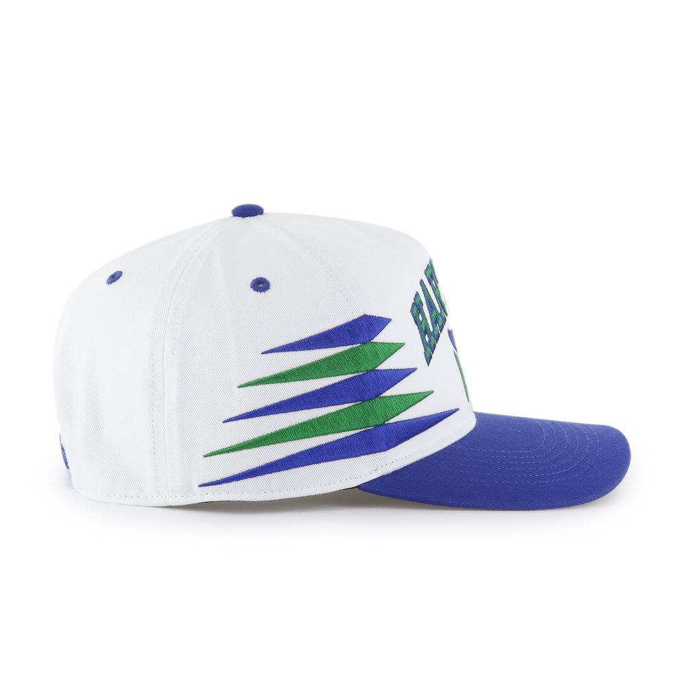 HARTFORD WHALERS VINTAGE DIAMOND CUT '47 HITCH WHITE