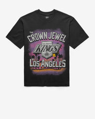 LOS ANGELES KINGS VINTAGE SIGMA '47 FOUNDATION TEE FLINT BLACK