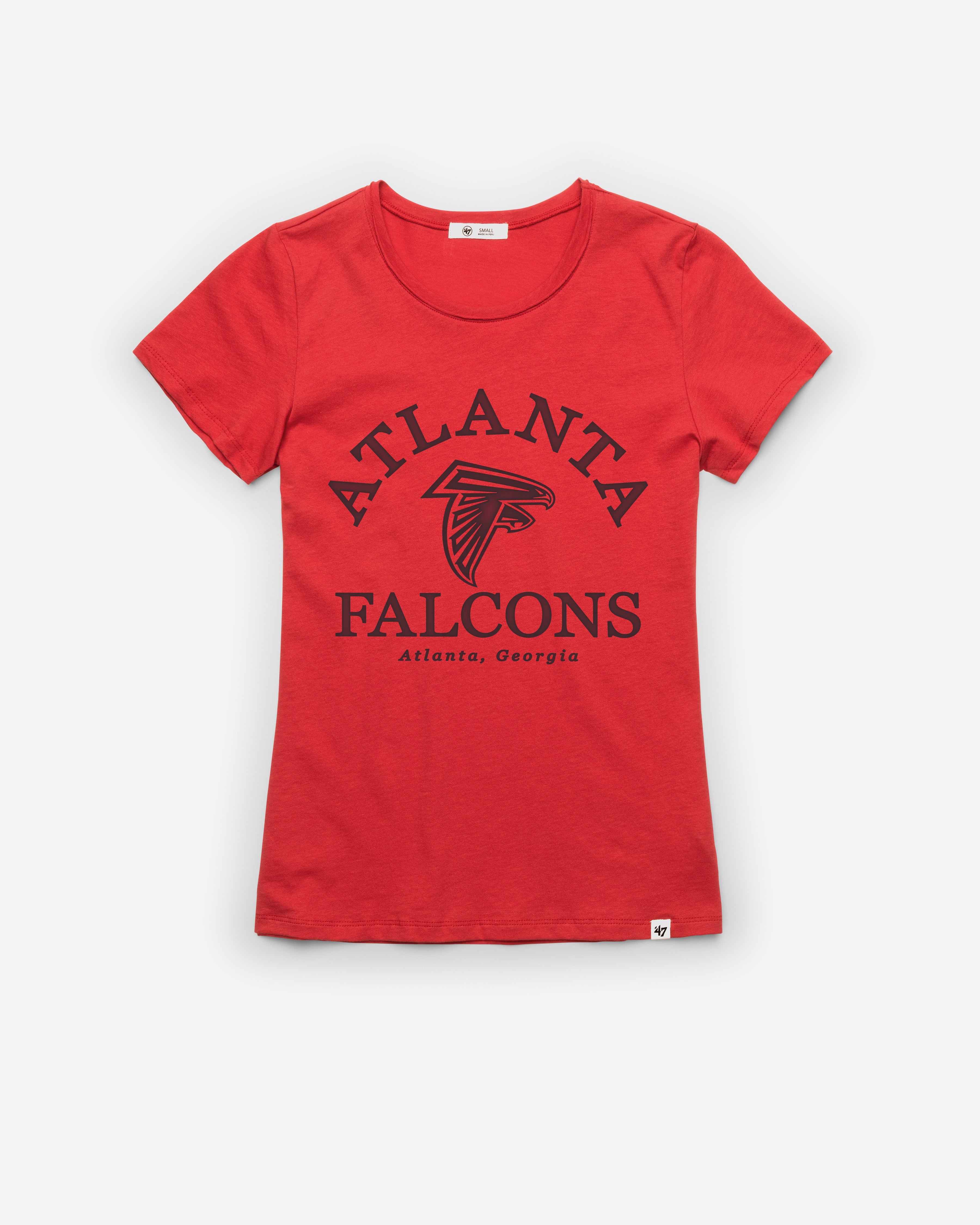 ATLANTA FALCONS FRESH START '47 FRANKIE TEE WOMENS RACER RED