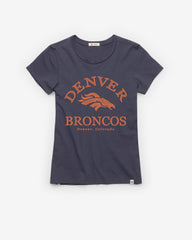DENVER BRONCOS FRESH START '47 FRANKIE TEE WOMENS ATLAS BLUE