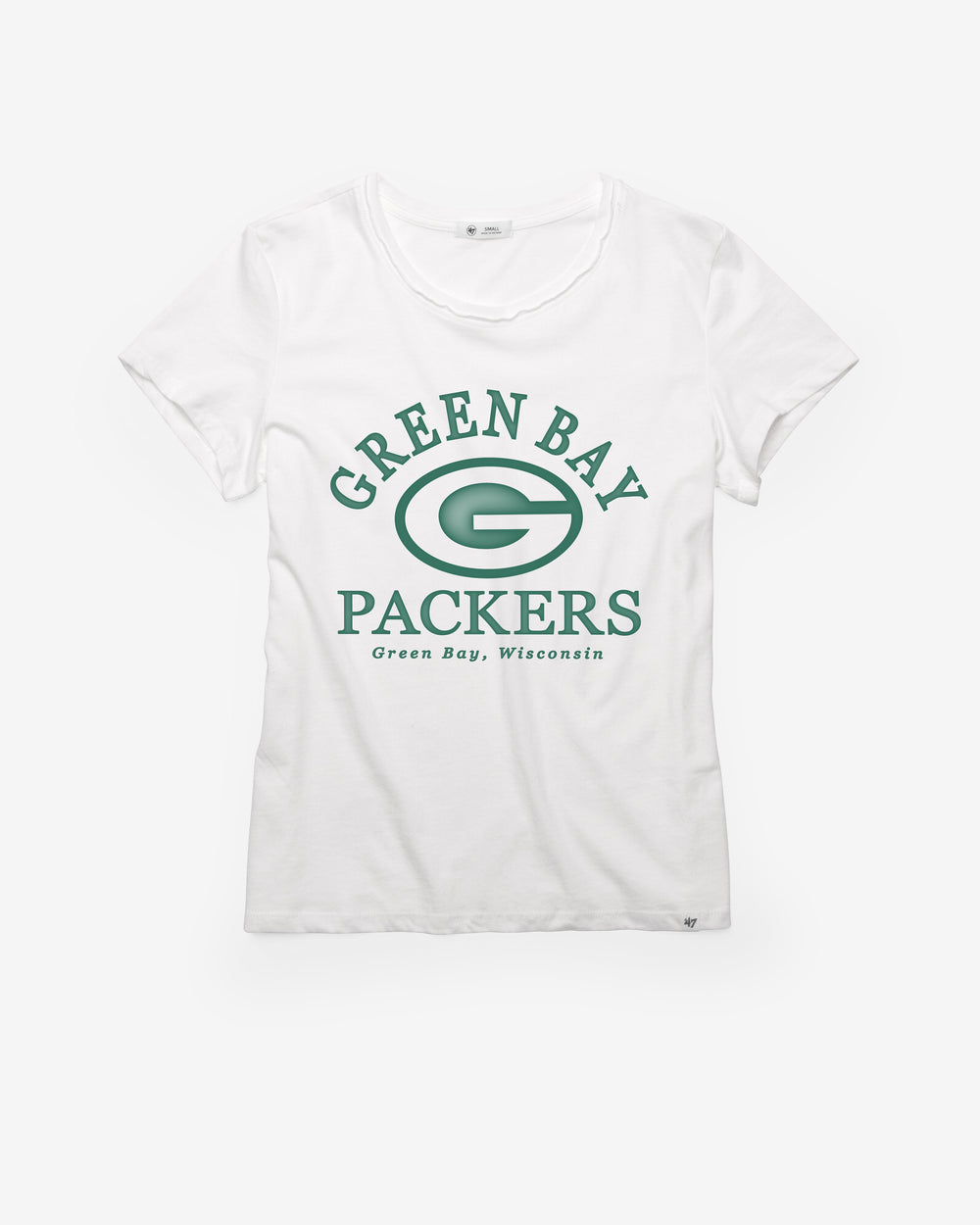 GREEN BAY PACKERS FRESH START '47 FRANKIE TEE WOMENS WHITE WASH