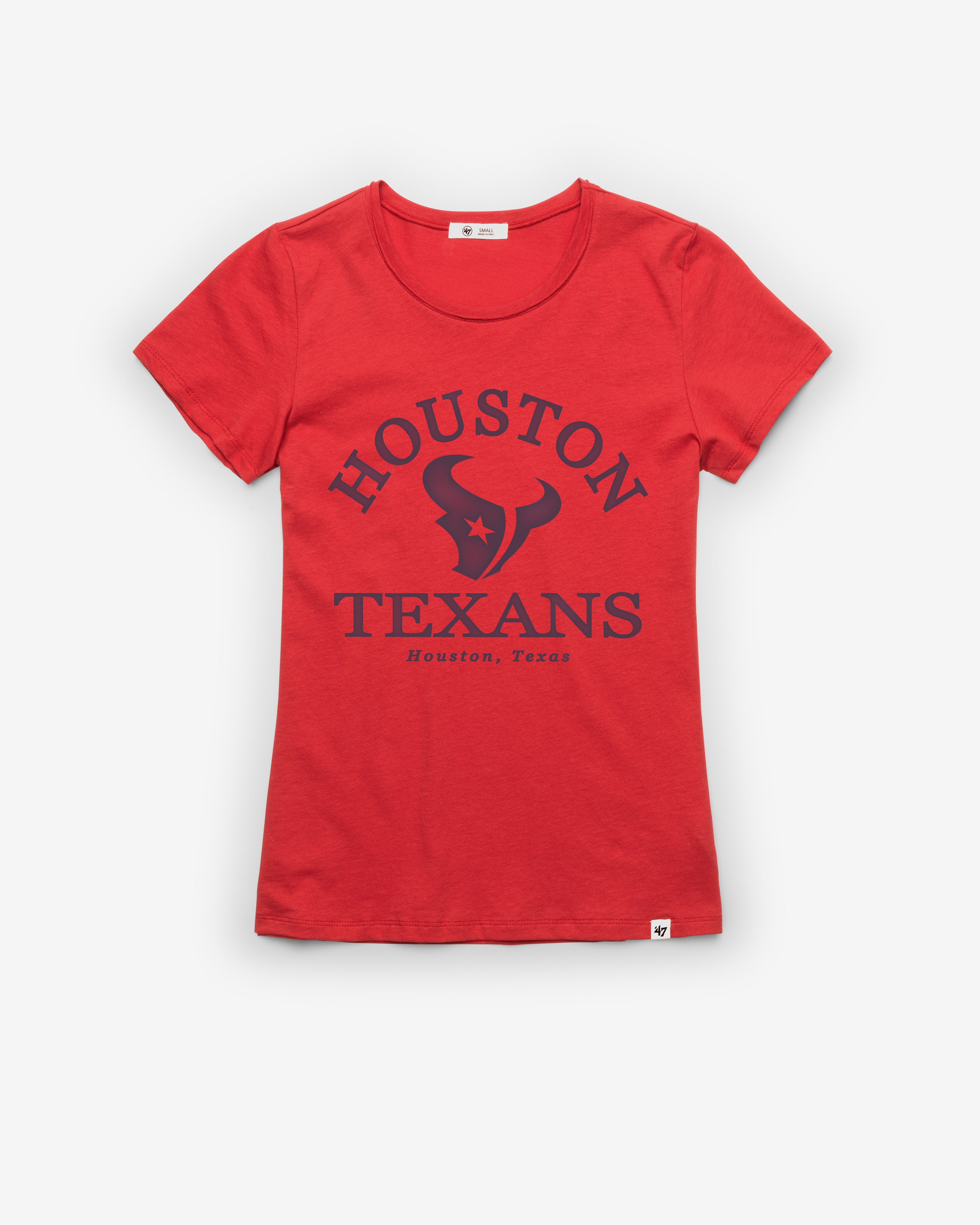 HOUSTON TEXANS FRESH START '47 FRANKIE TEE WOMEN RACER RED